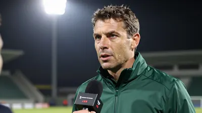Trener Wojciech Jakubik po porażce swojej drużyny z Lechią Gdańsk podkreśla, że celem na sezon jest awans do Ekstraklasy...